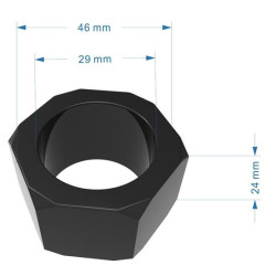 Chisa Novelties Cockring Nust Bolts 28mm